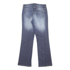 DKNY Womens Blue Regular Jeans Denim Medium W28 L29 Classic Fit Zip Closure