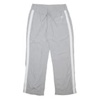 NIKE Womens Joggers Grey & White L W32 L31 Elastic Waist Drawstring Sport
