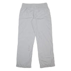 NIKE Womens Joggers Grey & White L W32 L31 Elastic Waist Drawstring Sport