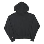 CHAMPION Womens Black Pullover Hoodie L Cotton Blend Casual Streetwear