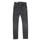 LEVI'S 510 BIG E Mens Jeans Black Slim Skinny Denim Medium W27 L32 Slim Fit Zip
