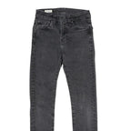 LEVI'S 510 BIG E Mens Jeans Black Slim Skinny Denim Medium W27 L32 Slim Fit Zip