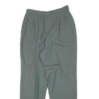 JONES NEW YORK Womens Wool Blend Grey Relaxed Straight Trousers W27 L27 Classic
