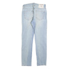 TRUE RELIGION Womens Slim Light Blue Denim Jeans W28 L28 Zip Casual Stretch