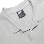 NIKE Mens Grey Short Sleeve Plain XL Cotton Polo Shirt Casual Sportswear