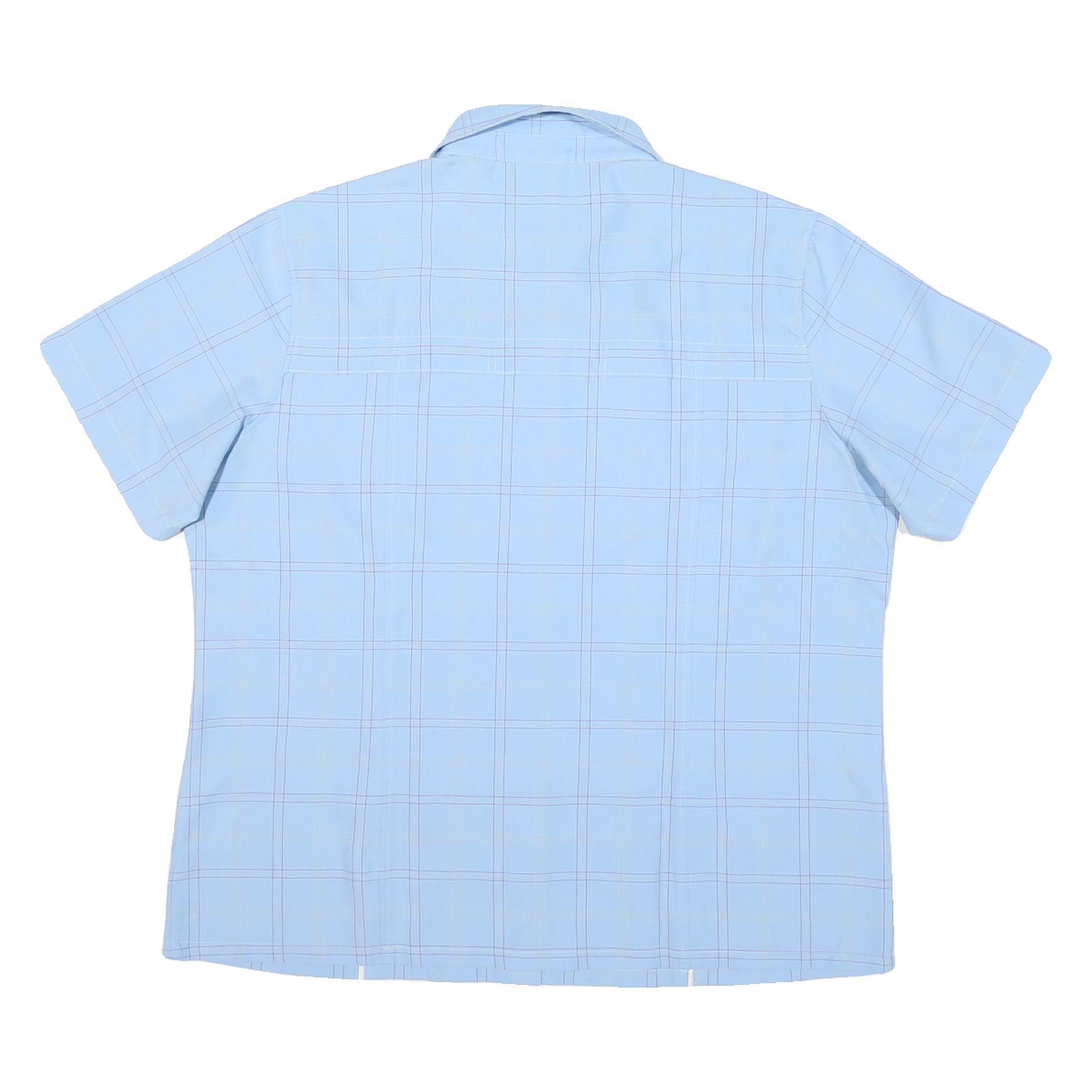 JACK WOLFSKIN Womens Blue Checked Shirt 2XL Travel Outdoor Casual Button Up