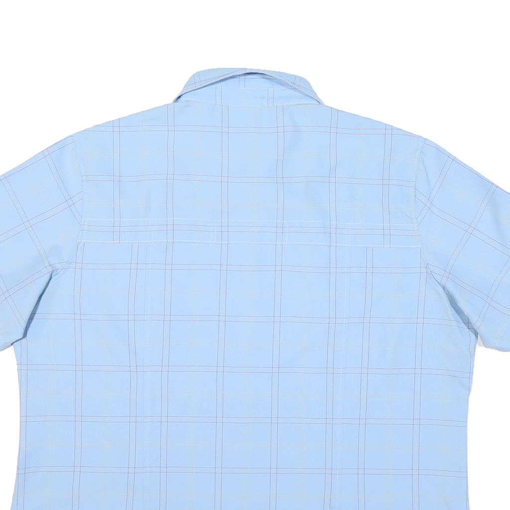 JACK WOLFSKIN Womens Blue Checked Shirt 2XL Travel Outdoor Casual Button Up