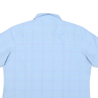 JACK WOLFSKIN Womens Blue Checked Shirt 2XL Travel Outdoor Casual Button Up