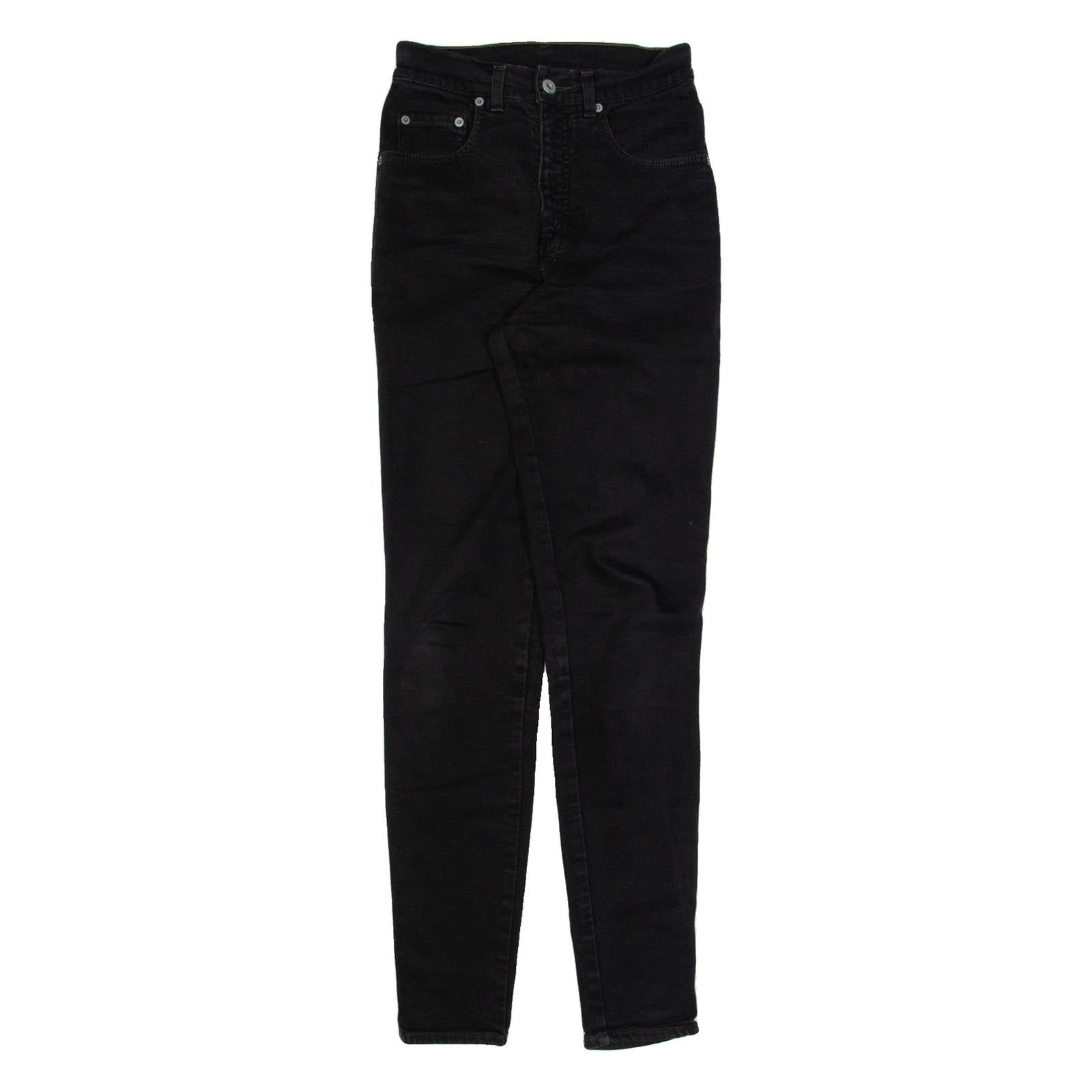LEVI'S 806 Womens Jeans Black Slim Skinny W26 L32