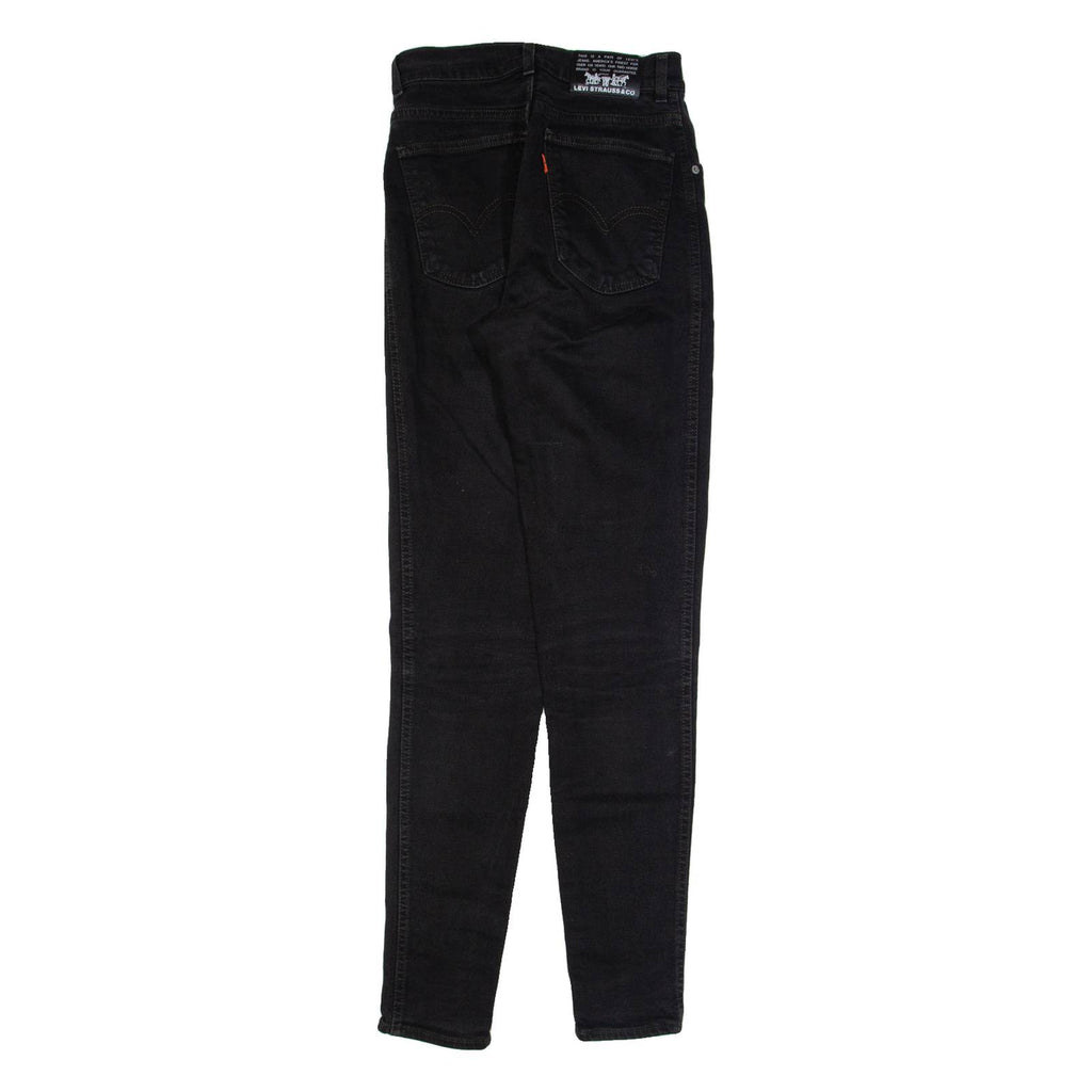 LEVI'S 806 Womens Jeans Black Slim Skinny W26 L32