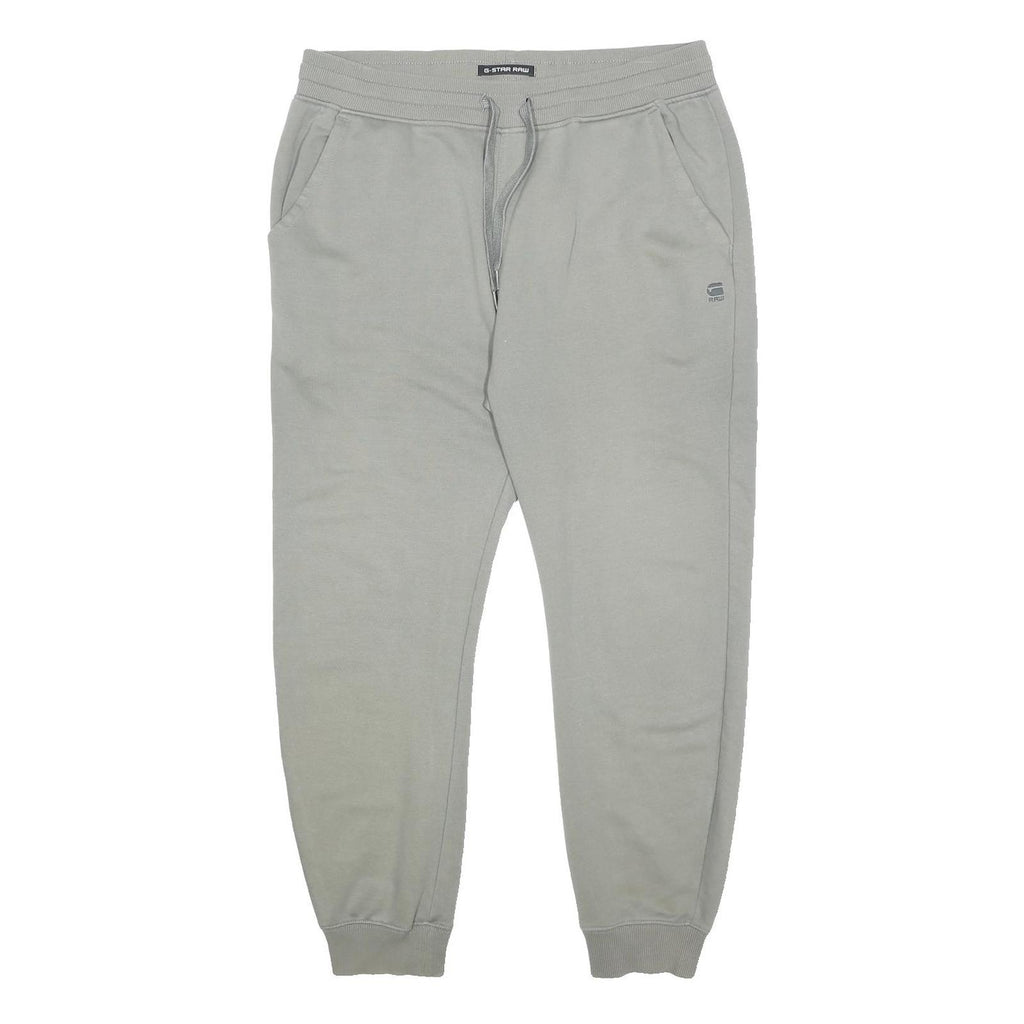 G-STAR Mens Joggers Grey Slim Tapered L W34 L27 Cotton Blend Casual Loungewear