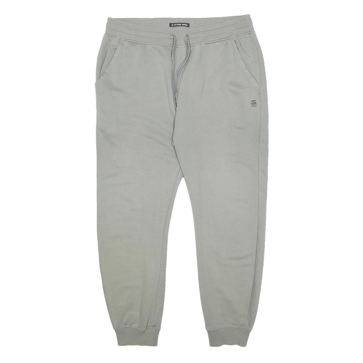 G-STAR Mens Joggers Grey Slim Tapered L W34 L27 Cotton Blend Casual Loungewear