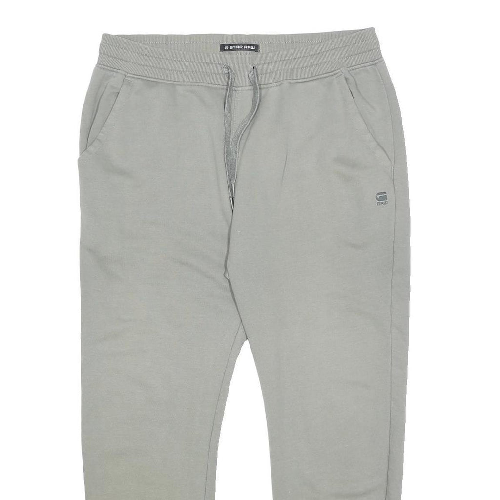 G-STAR Mens Joggers Grey Slim Tapered L W34 L27 Cotton Blend Casual Loungewear