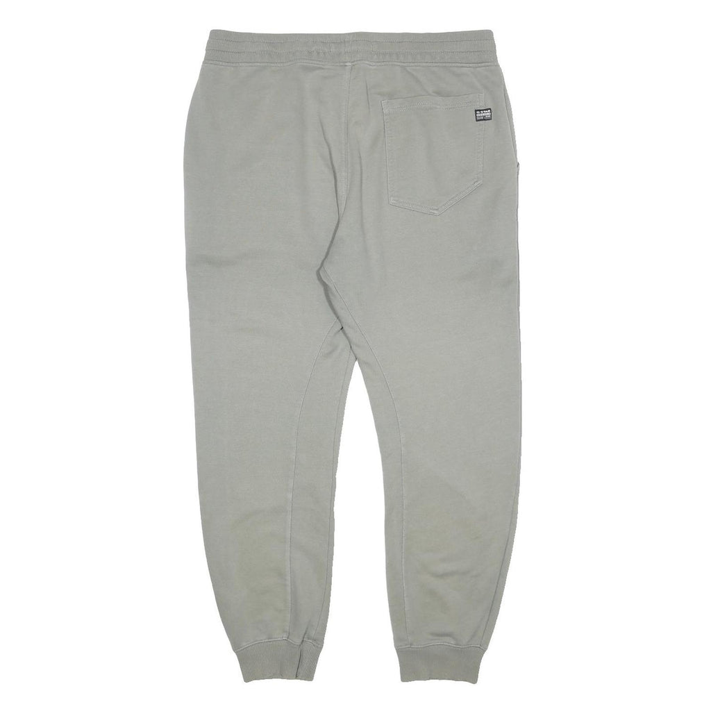 G-STAR Mens Joggers Grey Slim Tapered L W34 L27 Cotton Blend Casual Loungewear