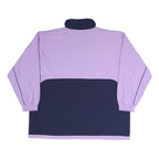 ALEX ATHLETICS Womens Lilac & Navy Zip Jacket XL Polyester Blend Colourblock