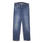 LEVI'S 505 Mens Jeans Blue Regular Straight Denim Rinse W32 L30 Classic Fit Zip