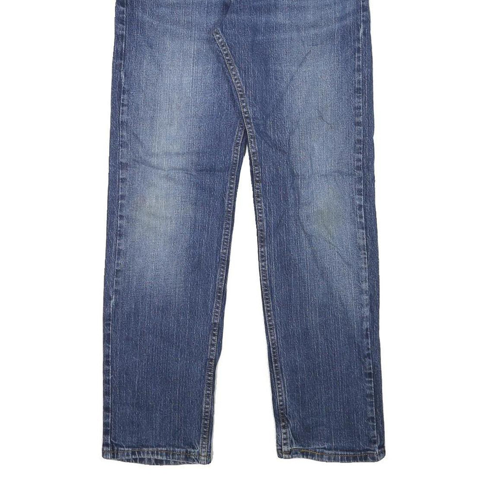 LEVI'S 505 Mens Jeans Blue Regular Straight Denim Rinse W32 L30 Classic Fit Zip