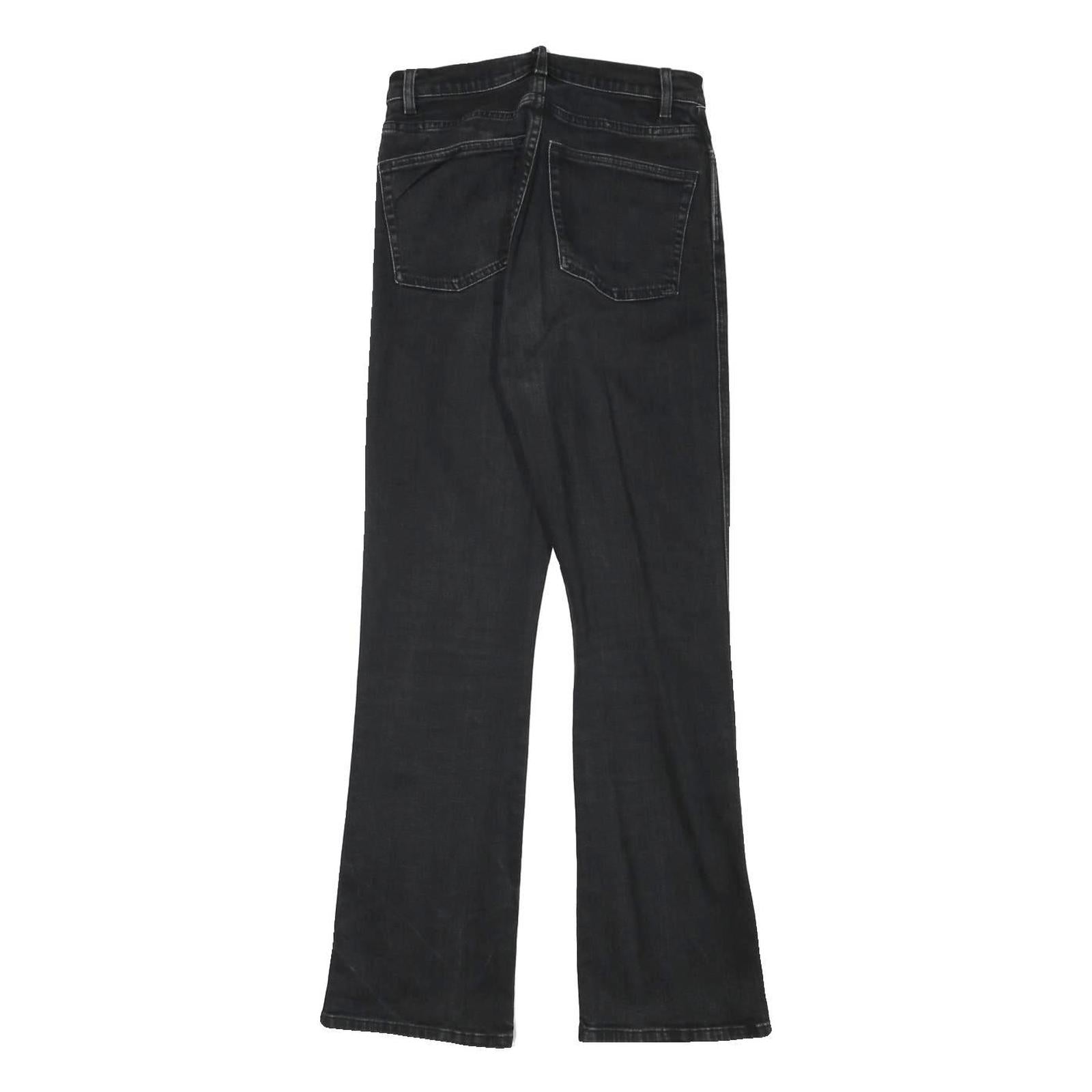 & OTHER STORIES Womens Regular Black Denim Regular Fit Bootcut Jeans W25 L27