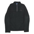 REEBOK Mens Black Pullover Plain Crew Neck Basic Knit M Sportswear Jumper