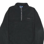 REEBOK Mens Black Pullover Plain Crew Neck Basic Knit M Sportswear Jumper