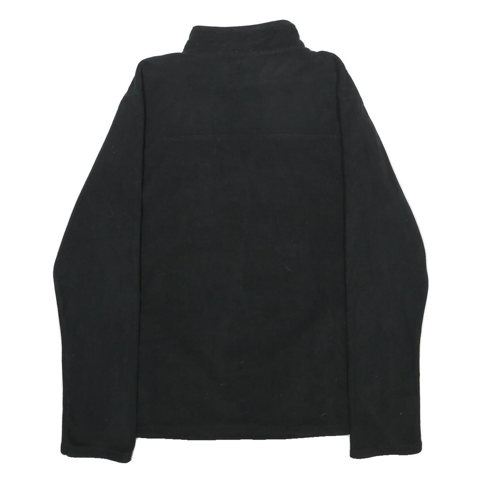 REEBOK Mens Black Pullover Plain Crew Neck Basic Knit M Sportswear Jumper