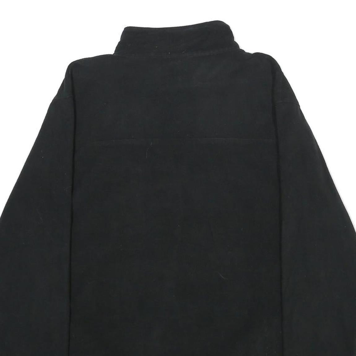 REEBOK Mens Black Pullover Plain Crew Neck Basic Knit M Sportswear Jumper