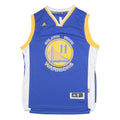 ADIDAS Mens Blue & Yellow Golden State Warriors Basketball Jersey L Sleeveless