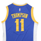 ADIDAS Mens Blue & Yellow Golden State Warriors Basketball Jersey L Sleeveless