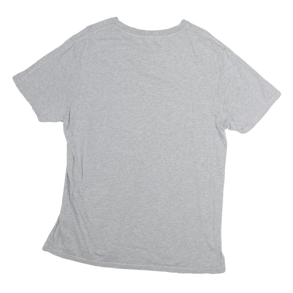 LEVI'S Mens Grey Cotton Graphic T-Shirt L Short Sleeve Round Neck Casual