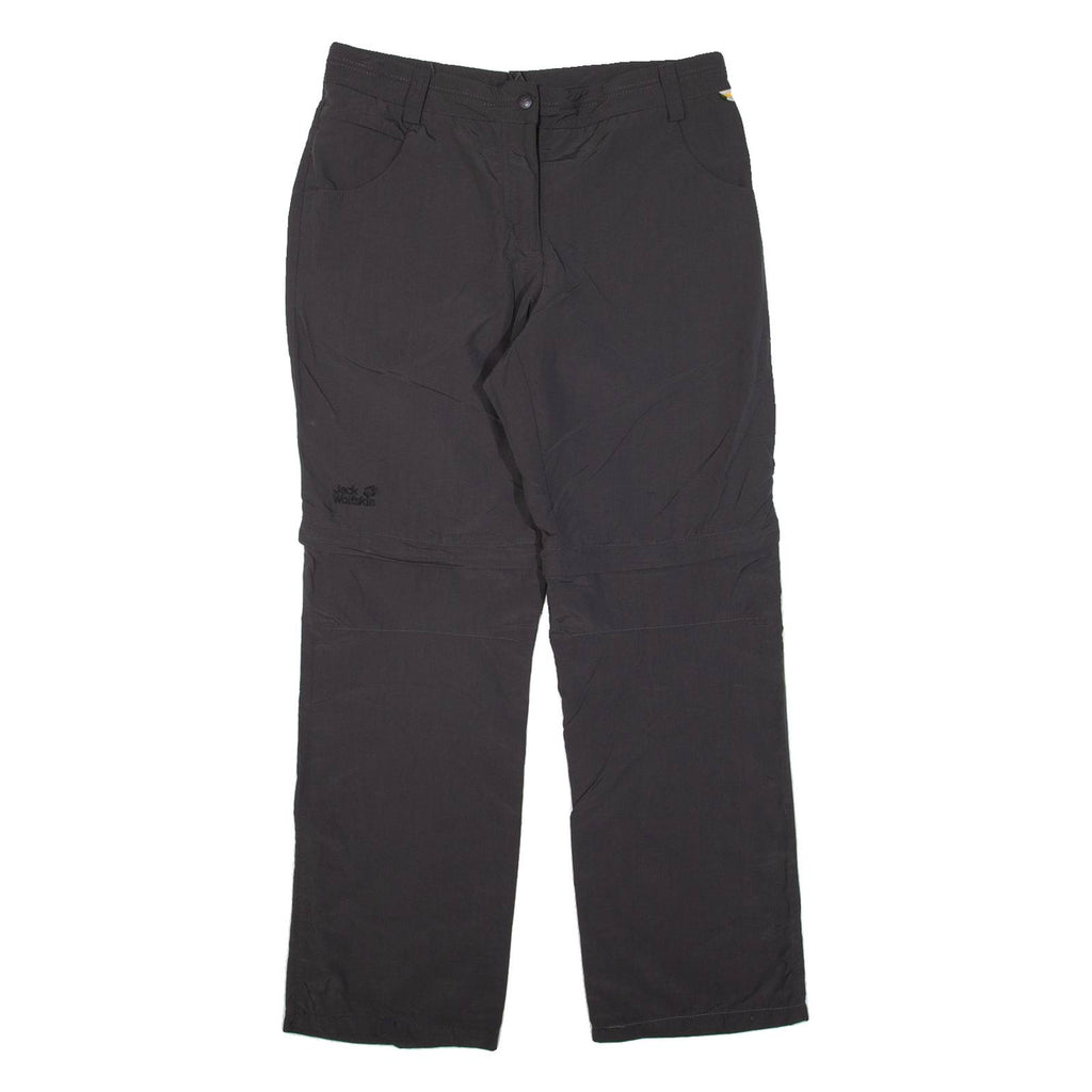JACK WOLFSKIN Outdoor Womens Trousers Grey Regular Straight W30 L28