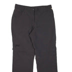 JACK WOLFSKIN Outdoor Womens Trousers Grey Regular Straight W30 L28