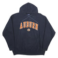 OMB Mens Navy Auburn Cotton Pullover Hoodie L College Logo Sweatshirt