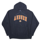 OMB Mens Navy Auburn Cotton Pullover Hoodie L College Logo Sweatshirt