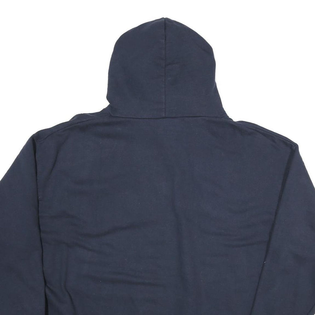 OMB Mens Navy Auburn Cotton Pullover Hoodie L College Logo Sweatshirt