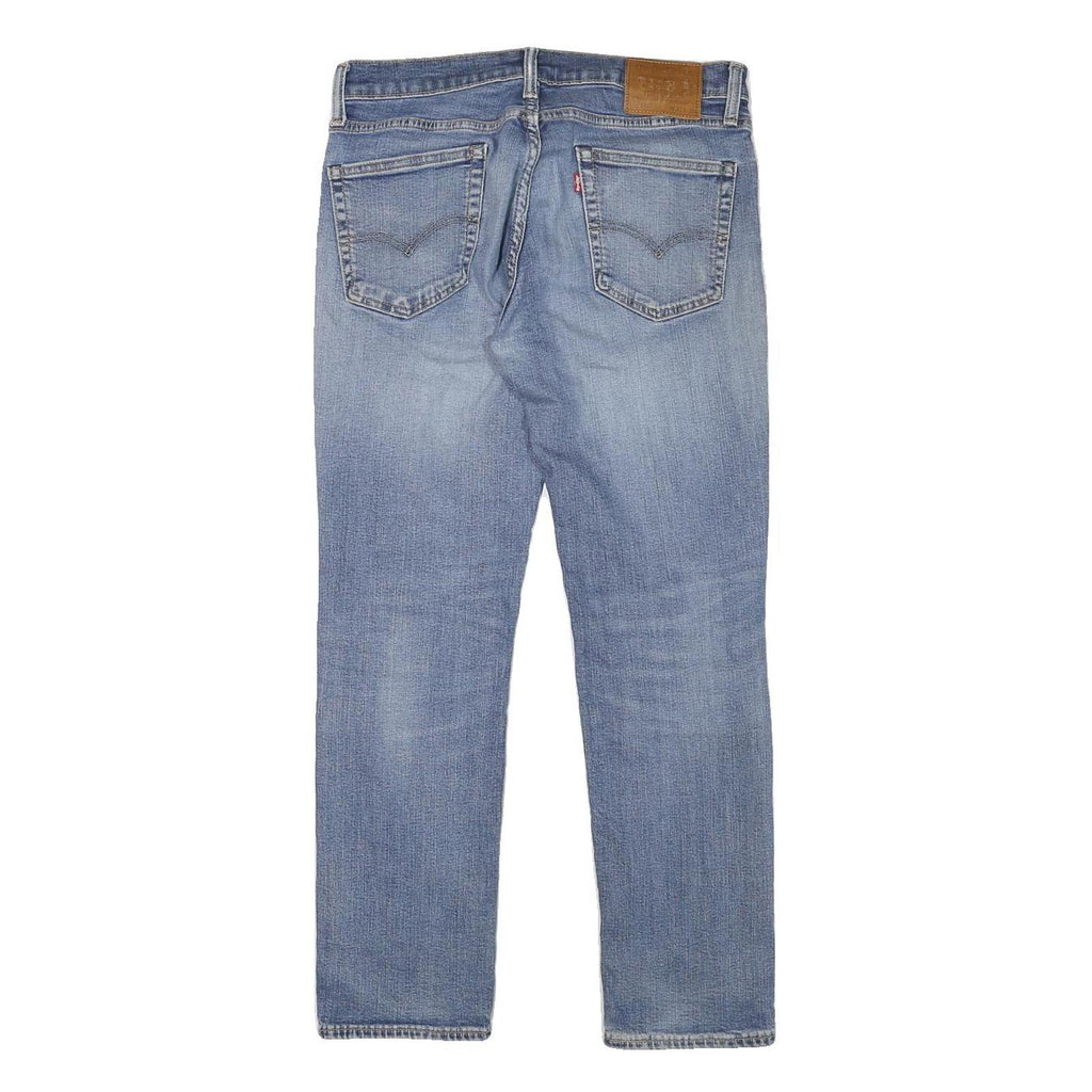 LEVI'S 511 Mens Slim Blue Denim Light W31 L28 Distressed Cotton Blend Zip Jeans