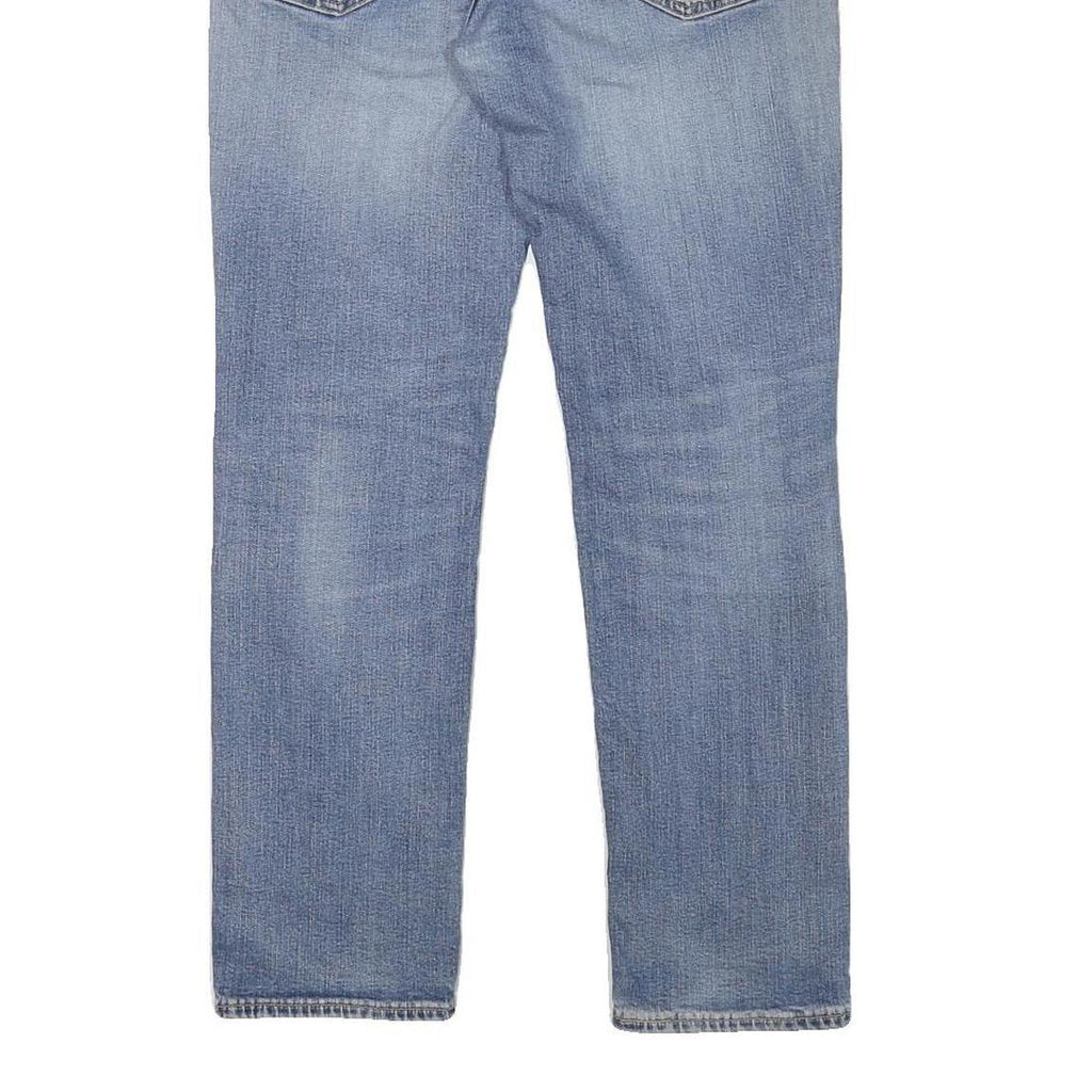 LEVI'S 511 Mens Slim Blue Denim Light W31 L28 Distressed Cotton Blend Zip Jeans