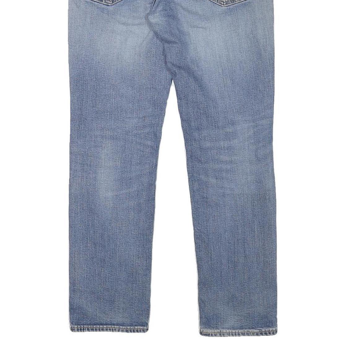 LEVI'S 511 Mens Slim Blue Denim Light W31 L28 Distressed Cotton Blend Zip Jeans