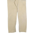 CARHARTT Relaxed Mens Beige Polyester Relaxed Fit Straight Trousers W33 L30