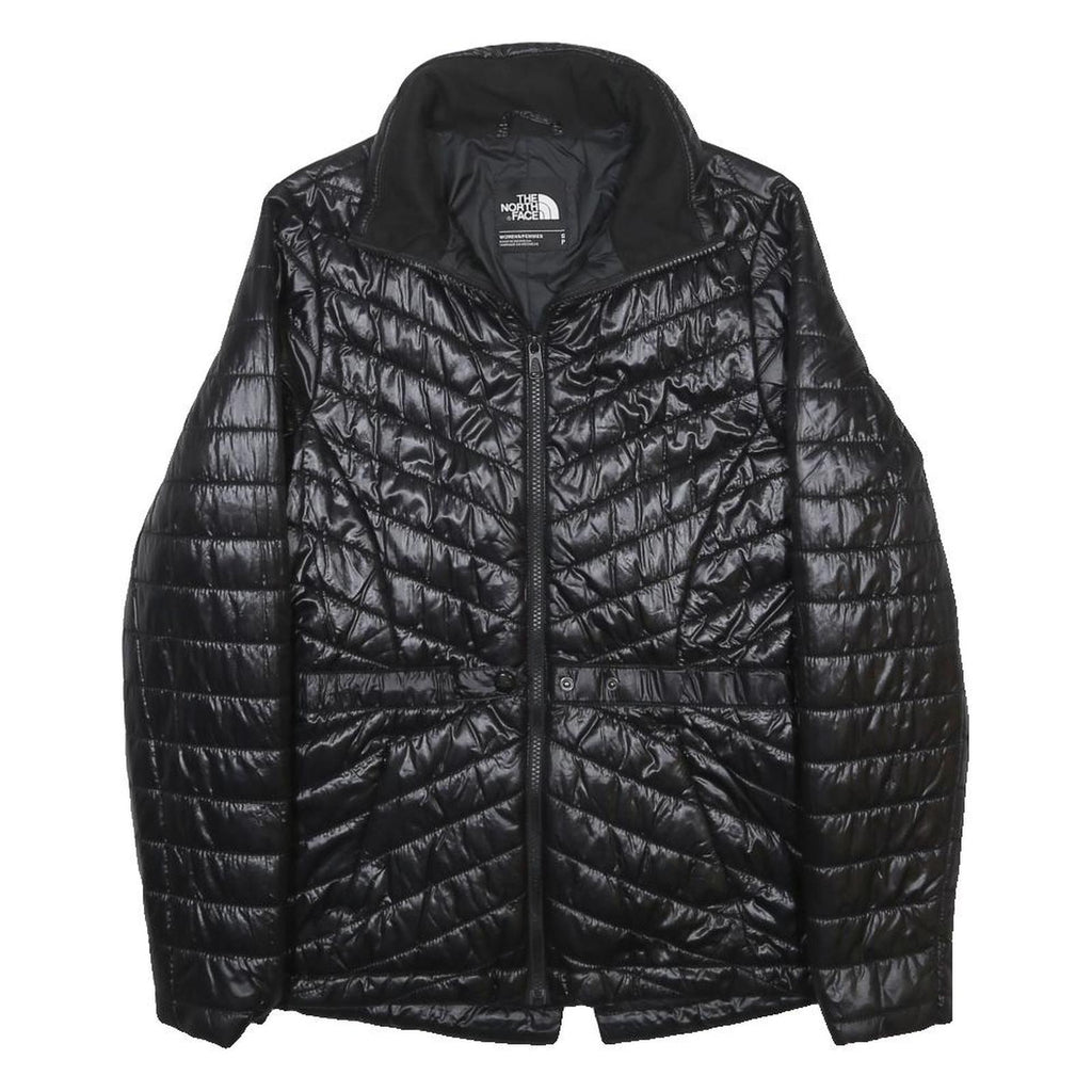 THE NORTH FACE Womens Black Nylon Quilted Jacket S Outdoor Lightweight Zip