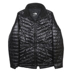 THE NORTH FACE Womens Black Nylon Quilted Jacket S Outdoor Lightweight Zip