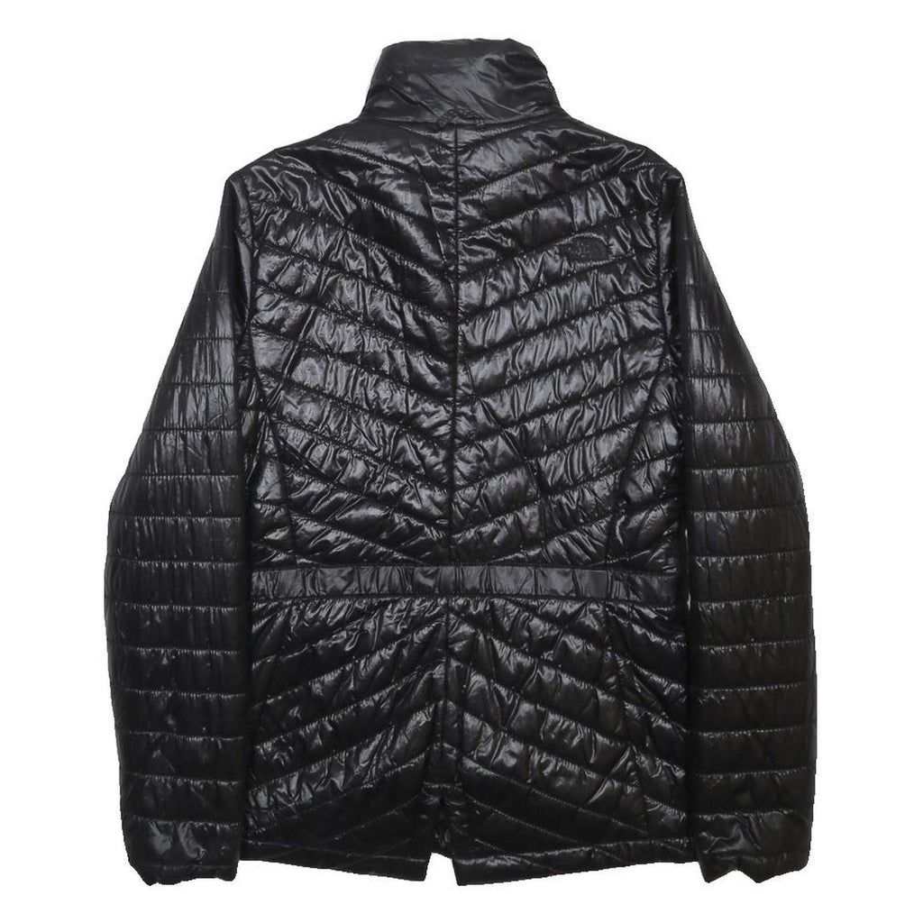 THE NORTH FACE Womens Black Nylon Quilted Jacket S Outdoor Lightweight Zip