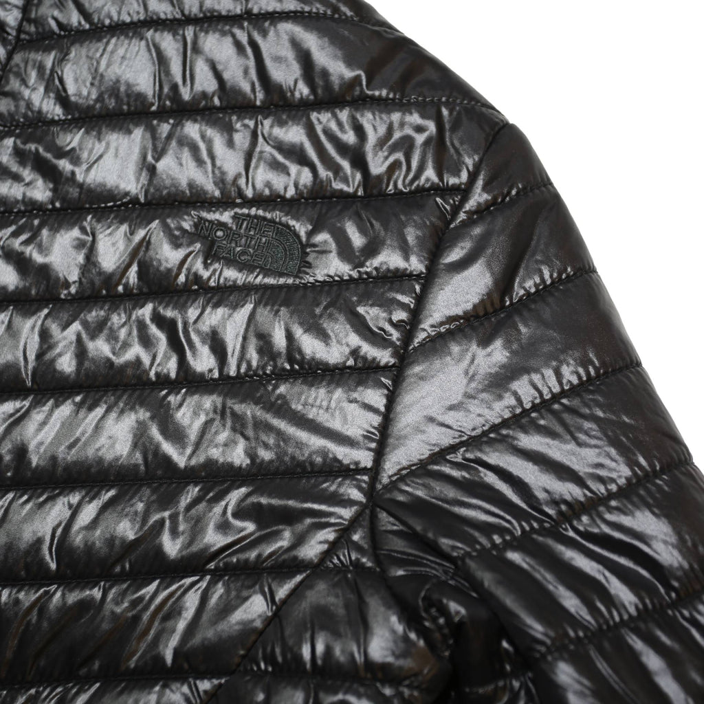 THE NORTH FACE Womens Black Nylon Quilted Jacket S Outdoor Lightweight Zip