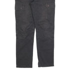 DICKIES Womens Cotton Blend Black Slim Cargo Trousers W28 L30 Workwear Utility