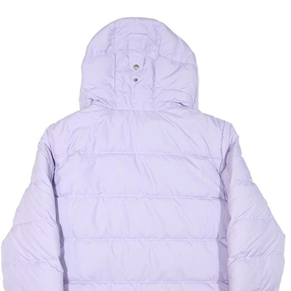 JACK WOLFSKIN Womens Purple Puffer Jacket M Polyester Blend Zip Hooded Outdoor