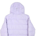 JACK WOLFSKIN Womens Purple Puffer Jacket M Polyester Blend Zip Hooded Outdoor