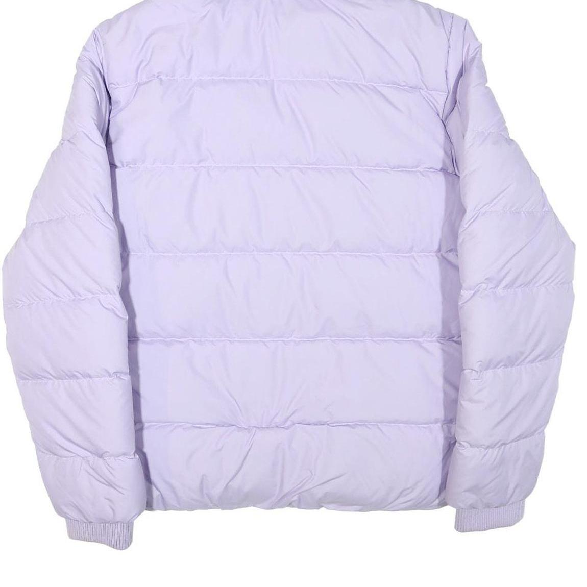 JACK WOLFSKIN Womens Purple Puffer Jacket M Polyester Blend Zip Hooded Outdoor