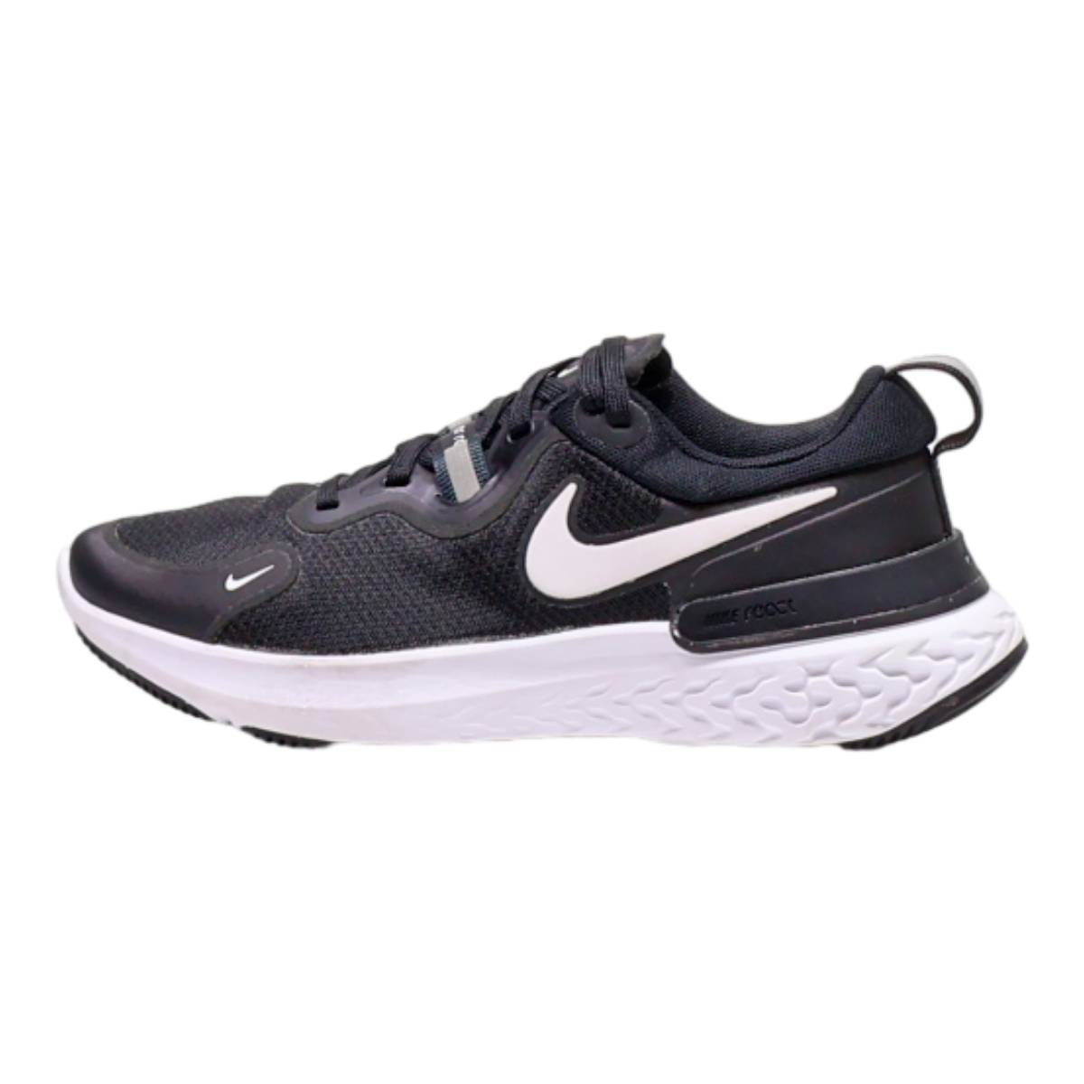 NIKE React Miler Sneaker Trainers Black Synthetic Womens UK 3.5