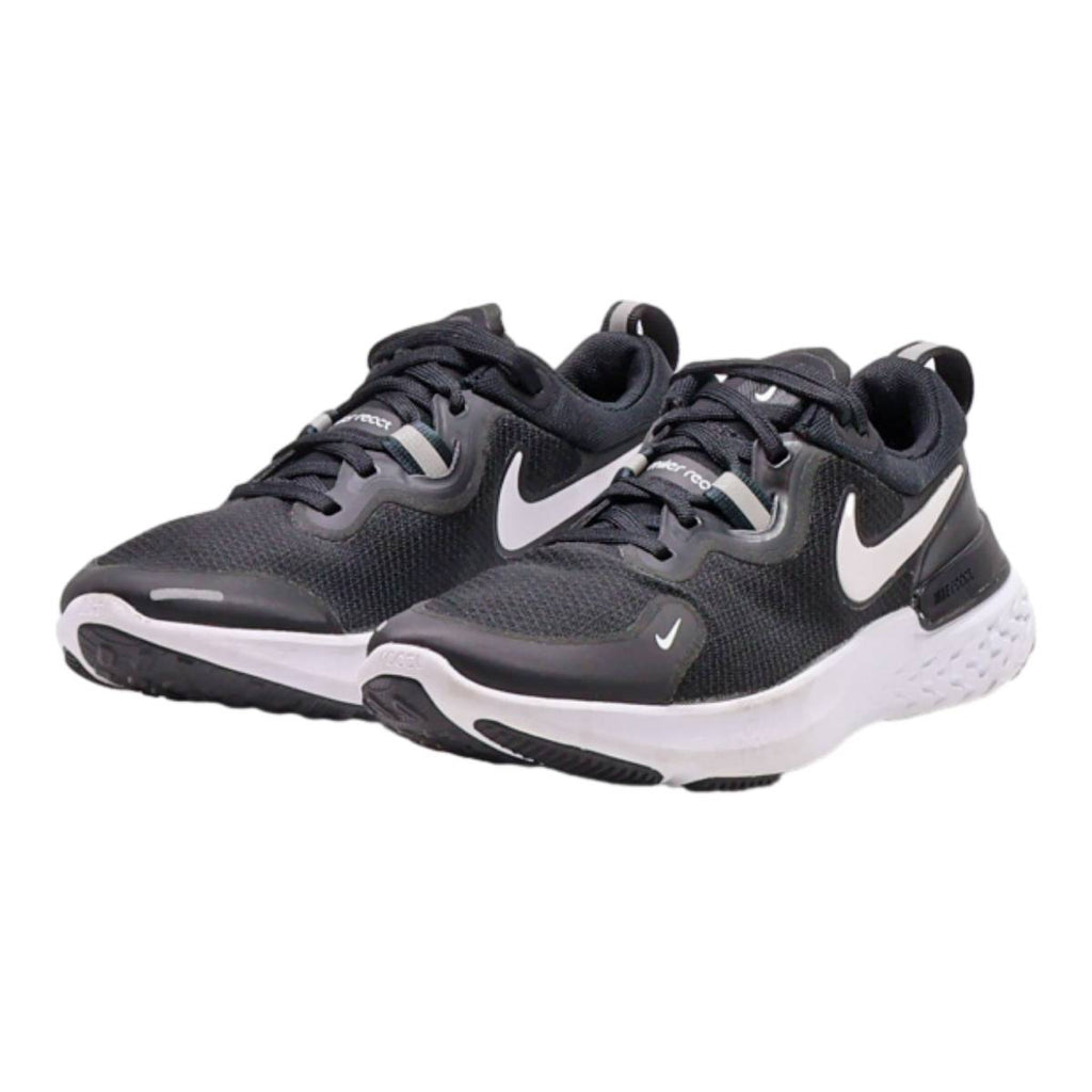 NIKE React Miler Sneaker Trainers Black Synthetic Womens UK 3.5