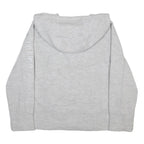 CALVIN KLEIN Womens Grey Zip Up Hoodie Jacket XL Polyester Blend Plain Casual