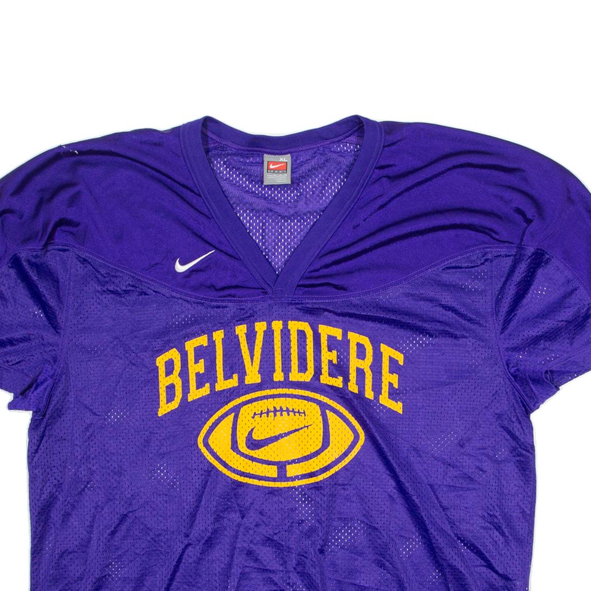 NIKE Belvidere Womens Jersey Purple USA V-Neck XL